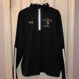 Mens Under Armor Mt. Hebron Baseball Quarter Zip